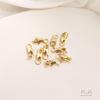 Ouro Real 14K18K Prata Pura DIY Acessórios com Preservação de Cor Fivela Cauda de Peixe Coreana Fivela de Mola Fecho Lagosta Material para Joias DIY