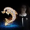 Coreano Bonito Gatinho Broche Masculino e Feminino Moda All-match Diamante Incrustado Borboleta Broche Cardigan Pin Suit Corpete Acessórios