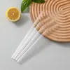 Popotes de Vidrio Resistentes al Calor, No Desechables, Grado Alimenticio, Ecológicos, Resistentes a Altas y Bajas Temperaturas, A Prueba de Labial, Para Beber Agua, Punta Curva