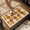 Alfombrilla de Baño de Barro Diatómico Estilo Retro para Puerta de Baño del Hogar Alfombrilla de Suelo para Baño Absorbente de Agua, Secado Rápido, Resistente a Manchas y Antideslizante Alfombrilla Venta al por Mayor