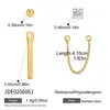 Jiding Aretes Europeos y Americanos de Tres Pares de Acero Inoxidable con Zirconia, Aretes de Nicho de Perlas de Alta Gama, Aretes de Acero Titanio, Transfronterizo