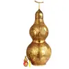 Ocho Diagramas Calabaza de Latón Auspiciosa y Ruyi Decoración Abierta Hueca Calabaza de Cobre Decoración para Sala de Estar Dormitorio Oficina Adornos