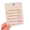 Pinza para el pelo de estrella color dopamina de cinco puntas tocado clip para niños lindo clip BB flequillo princesa pinza lateral