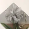 Flor de gasa de color liso plana cosida a mano con borde quemado al estilo coreano, accesorio para el cabello DIY, broche para el cabello, accesorios florales