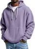 Sudadera con capucha de manga larga de gofre nueva y de moda transfronteriza europea y americana para hombre, color liso, holgada, deportiva, casual, ropa para hombre