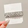 Pinza Cuadrada Brillante para el Cabello para Mujer, Pinza Lateral para Flequillo con un Toque de Lujo, Pinza Ultra Brillante para Flequillo, Elegante y Dulce Accesorio para el Cabello