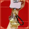 Llavero Dorado con Oro Puro, Simbolizando Riqueza Instantánea, Colgante para Teléfono, Colgante para Bolso con Certificado, Venta al por Mayor de Accesorios