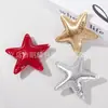 Novo pingente de bolsa de couro estrela de cinco pontas transfronteiriço acessório DIY enfeite fofo para pendurar no carro decoração de chaveiro