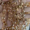 10 Piezas de 6 8mm Agujero Horizontal Cristal de Fresa Cuentas Sueltas Colgante de Borla Gota de Agua Material para Pendientes Collar Pulsera Hechos a Mano