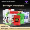 Saco plástico selado de fábrica, saco de embalagem autoportante, saco de papel kraft, saco de embalagem de alimentos, saco autovedante com impressão colorida transparente fosca
