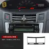 Aplicável para 06-13 Toyota Yaris Fibra de Carbono Real Kit Epóxi para Interior de Carro Peças de Modificação Adesivos Decorativos