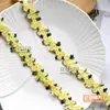 Encaje de flor pequeña tridimensional de color spot de 2 cm, soluble en agua, para tirante de sujetador, cuello, accesorios hechos a mano para manualidades