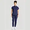 Uniformes de trabalho em poliéster com impressão digital personalizada para equipe médica, impressão de números de funcionário, uniformes de maternidade e cuidados infantis, roupas para lavar as mãos, pequenos lotes, sem quantidade mínima de pedido