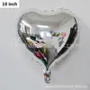 Balões de Folha de Alumínio em Forma de Coração de 18 polegadas Transfronteiriços Casamento Dia dos Namorados Suprimentos de Decoração Balões em Forma de Coração Quarto de Casamento Fabricante Atacado