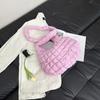 Bolso nube plisado transfronterizo Diseño nicho de Corea del Sur Chaqueta acolchada de algodón plumón Bolso burbuja informal para ir al trabajo Bolso tote bandolera