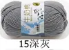 Fio de Algodão Leite 5 Fios Sheng Tang para Tricô de Bonecas, Fio de Algodão Grosso para Cachecóis de Bebê, Fio para Exportação no Atacado do Fabricante