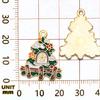 Série Desenho Animado de Natal Pingando Óleo Pingente Pingente Papai Noel Fofo Floco de Neve Presente Alce Acessórios de Joalheria
