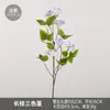 Flores de Pensamiento Artificiales Estilo Europeo para Decoración de Bodas, Flores Artificiales para Decoración del Hogar en la Sala de Estar, Flores Artificiales Frescas de Gloria de la Mañana de Tallo Largo