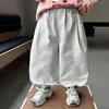 Pantalones de Niño Otoño 2026 Nuevo Otoño Casual de Punto Pantalones de Bebé Niña Elegantes Puños Acanalados Pantalones Deportivos de Chándal Linterna