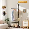 Arara de roupas de chão para quarto, perfeita para guardar roupas aos pés da cama à noite, um guarda-roupa temporário estilo aberto, modelo novo