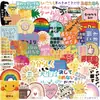 55 Adesivos de Grafite Inspiradores Japoneses para Cadernos DIY, Capas de Celular, Garrafas de Água, Guitarras, Malas e Decoração de Recompensa