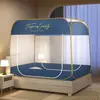 Tenda Mongol À Prova de Poeira Top Mosquiteiro Doméstico Novo Modelo 2024 Quarto Anti-queda Crianças Bebê Sem Instalação Dobrável Capa Mosquiteiro
