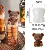 Molde de Hielo de Oso de Moda Lindo Molde de Hielo de Oso de Silicona para Té con Leche Congelada y Bolas de Hielo para Café Bandeja de Cubitos de Hielo Gadget