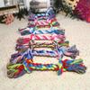 Venda por atacado molares de animais de estimação brinquedos de corda de algodão multi-tamanho de cor combinando nós cão gato mordida resistente dentes brinquedos de limpeza