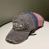 Sombrero para Mujer Primavera y Verano Nuevo Uso Gorra Bordada con Letras Vintage Combinable Lavada Vieja Parasol Gorra de Béisbol para Hombre