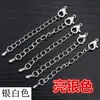 Corrente de extensão de 5/7cm com fecho lagosta corrente de cauda gota d'água ferro revestido de cobre artesanal DIY colar pulseira acessórios de joia