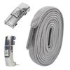 Hebilla de Cordón Elástico Perezoso de 8 mm Sin Atar Cordón de Zapato Elástico de 8 mm de Ancho para Hombres y Niños Sujetador Sin Atar