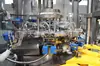 Garrafa de Vidro 3 em 1 Enchimento Cerveja Bebida Enchimento Máquina Bebida Gasosa Água Enchimento Garrafa de Vidro Linha de Produção de Enchimento
