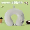 Almohada de Espuma Viscoelástica en Forma de U de Dibujos Animados de Panda Almohada de Viaje Almohada Portátil Almohada para el Cuello Cervical Almohada para la Siesta de Estudiantes Almohada de Dibujos Animados en Forma de U