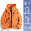 Chaqueta 3 en 1 Modelo Nuevo 2026 para Mujer, Conjunto de Dos Piezas de Plumas Impermeable Cortavientos para Exteriores para Hombre para Viajes y Montañismo