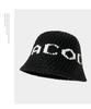 Chapéu Feminino Outono e Inverno Novo Chapéu de Pescador Celebrant Net Chapéu de Balde de Carta Inverno Quente Rosto Pequeno Chapéu de Lã de Malha Grosso