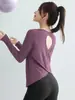 Yoyo recomienda conjunto de yoga para mujer, nuevo 2026 hermoso espalda descubierta ropa deportiva para correr, manga larga para fitness, primavera y otoño