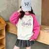 Ropa para Niños Niñas Sudadera con Capucha de Felpa de Mariposa Otoño Nuevo Estilo Ropa Deportiva Casual para Niños Ropa de Otoño de Manga Larga para Niños Grandes