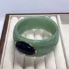 Nova Coleção de Pulseiras de Resina Vintage Transfronteiriças para Mulheres, Pulseira Exagerada de Aba Larga com Pedras, Acessórios de Joias Europeus e Americanos