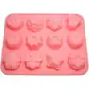 Forma de bolo mousse formato florzinha multi-camadas Yanying para exportação, forma de silicone para chocolate e fondant caseiro, utensílio de silicone para assar de grau alimentício