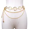 Pingente de Corrente de Cintura de Metal Personalizado Transfronteiriço, Nova Corrente Corporal Estilosa para Meninas, Corrente de Cinto para Vestido, Corrente de Calça, Cinto Modelador