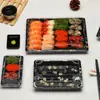 Cajas Desechables para Llevar para Puestos de Comida, Loncheras de Picnic con Tapa, Cajas de Conservación para Sashimi Sushi, Cajas para Ensalada de Frutas