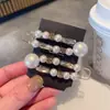 Pinza de pico de pato de perlas y diamantes de imitación de moda, horquilla para cabello suelto, de alto sentido, combinable con todo, pinza lateral, pinza para flequillo, nueva horquilla, accesorios para el cabello