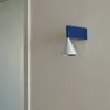 Luminária de parede geométrica em forma de cone Apollo para quarto minimalista italiano, luminária de parede decorativa para corredor de entrada e varanda em estilo vintage