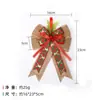 Venta directa del fabricante: Lazo de arpillera, suministros de decoración navideña, decoración para empaque de cajas de regalo, lazo hecho a mano DIY