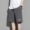 Pantalones cortos de verano para hombre, de seda fría, frescos, de marca de moda, de secado rápido, holgados, para baloncesto, deportivos casuales para hombre