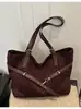 2026 Estampado de Leopardo Otoño e Invierno Nuevo Gran Capacidad Viajero Moda Simple de Mano Bolso Tote para Axila Hombro