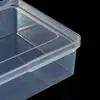 Caixa de Armazenamento de Bolsa Grande e Pequena Cartão Cartão Postal Adesivo Cosméticos Embalagem PP Papelaria Guka Caixa de Plástico Transparente