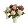 Decoração de Casa Retro Escandinava Flor Artificial Processo de Feltro à Mão Material de Seda de Fruta Sakyamuni Flor Artificial Decoração de Mesa