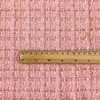 Tela Tweed Hilo Dorado y Plateado, Tela de Cuadros Tejido Grueso, Empaque para Ramo Hecho a Mano DIY, Material para Bolsos de Moda