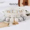 Pulsera Exótica Bohemia Europea y Americana Transfronteriza Colgante Fuxiang Creativo Multicapa Ajustable Tendencia para Mujer